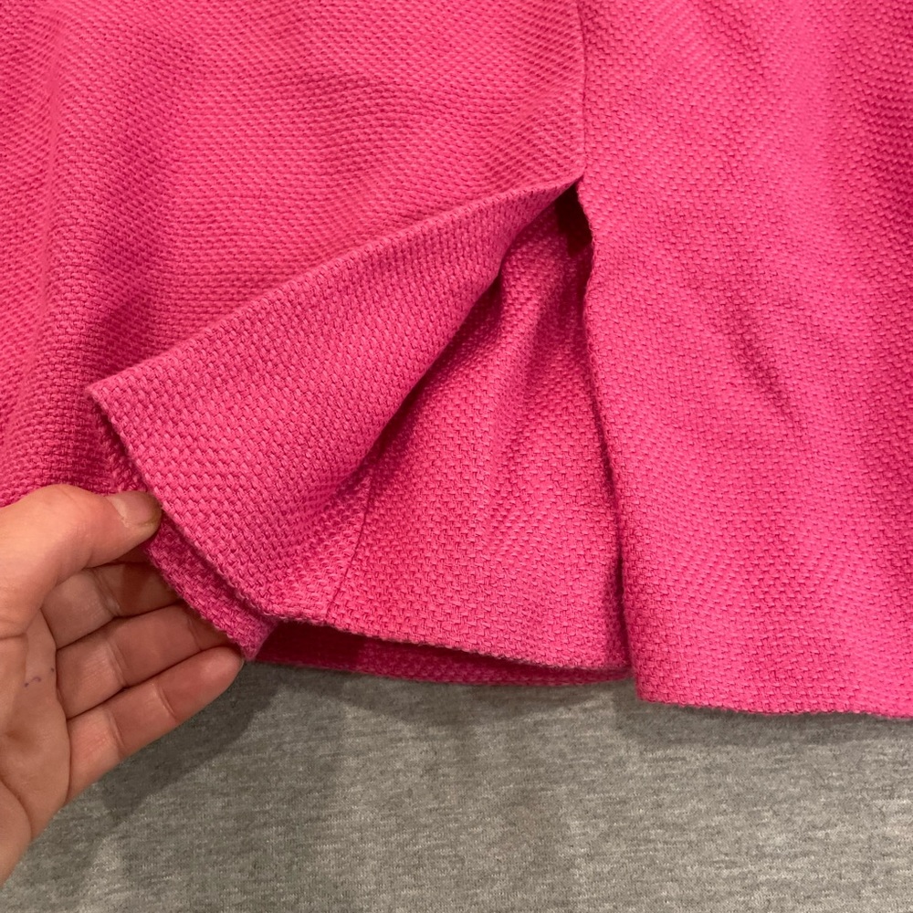 Hot pink Eileen Fisher linen blend blazer - Picture 13 of 14